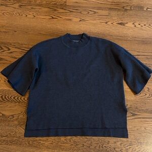 Sunday in Brooklyn Navy Blue Top